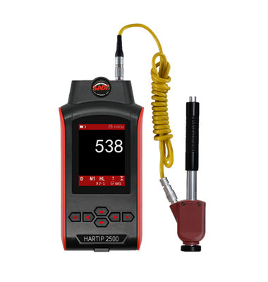 Bộ nhớ dữ liệu 999 Máy đo độ cứng di động TFT Hartip 2500 với đầu dò kỹ thuật số